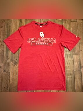Russell Athletic Oklahoma Sooners Red T-Shirt with White Logo